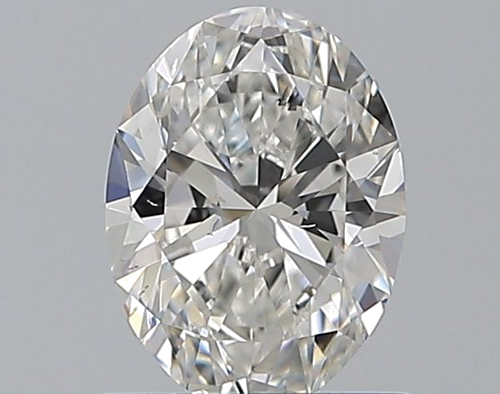 0.76 carat F-SI1 Natūralus Oval Deimantas (1)