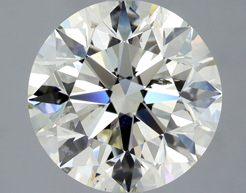 3.01 carat K-SI2 Excellent cut Natūralus Round Deimantas (1)