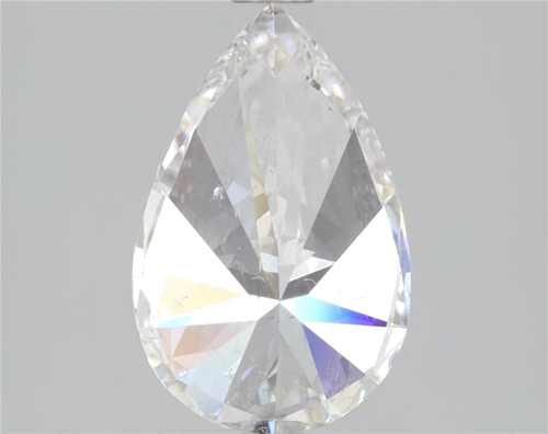 2.0 carat F-SI2 Natūralus Pear Deimantas (1)