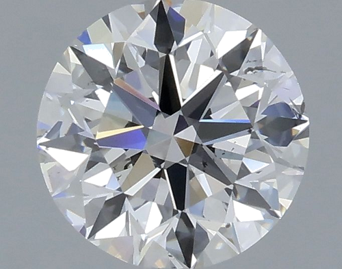 0.6 carat F-SI1 Excellent cut Natūralus Round Deimantas (1)