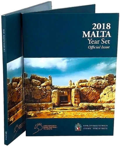 2018 Malta Euro coin set with 2 euro commemorative coin (1)
