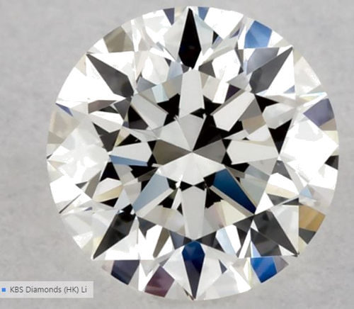 0.31 carat I-VS1 Excellent cut Natūralus Round Deimantas (1)