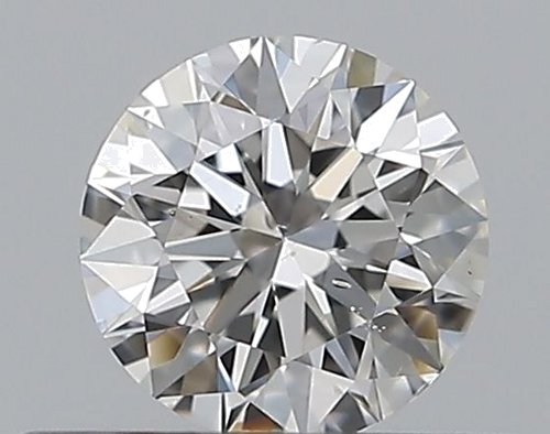 0.35 carat F-SI1 Excellent cut Natūralus Round Deimantas (1)