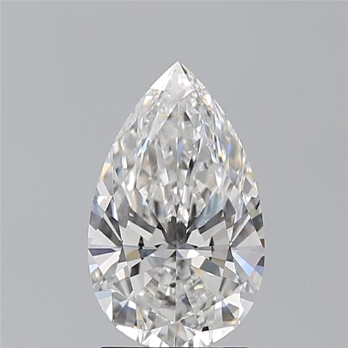 2.02 carat E-VS2 Natūralus Pear Deimantas (1)
