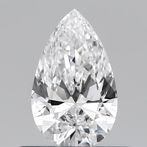 0.38 carat D-IF Natūralus Pear Deimantas (1)