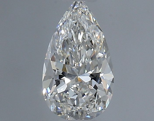 0.32 carat F-VVS2 Natūralus Pear Deimantas (1)