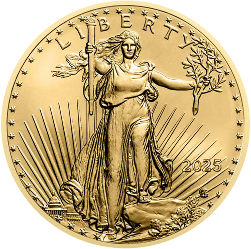 1/2 oz American Eagle 2025 US Gold Coin (2)