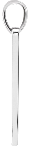 Pakabukas „Family Bar“ 14k white gold Round 1.5mm (2)