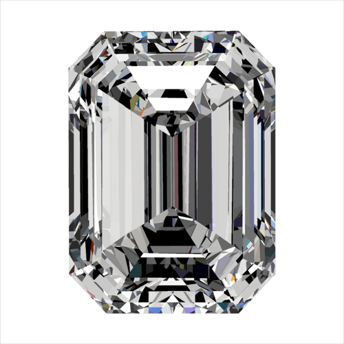 0.41 carat D-VVS2 Natūralus Emerald Deimantas (1)
