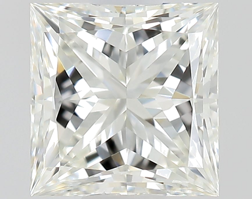 0.6 carat I-VVS2 Natūralus Princess Deimantas (1)