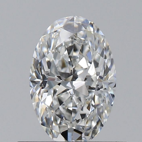 0.6 carat F-SI1 Natūralus Oval Deimantas (1)