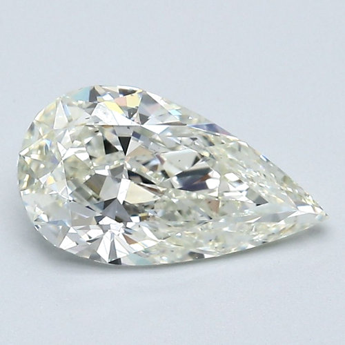 1.59 carat K-SI1 Natūralus Pear Deimantas (1)