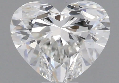0.4 carat G-VVS2 Natūralus Heart Deimantas (1)