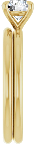 Sužadėtuvių Žiedas „Claw-Prong Solitaire“ 14k yellow gold Round 6mm (9)