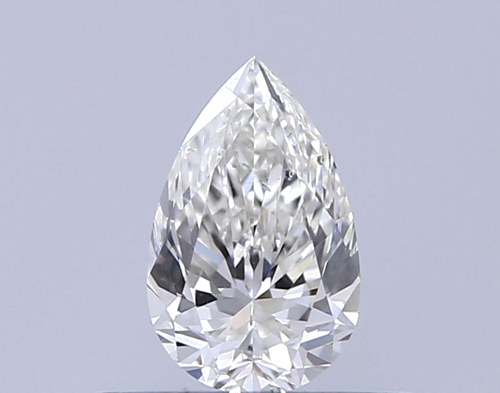 0.4 carat I-SI2 Natūralus Pear Deimantas (1)
