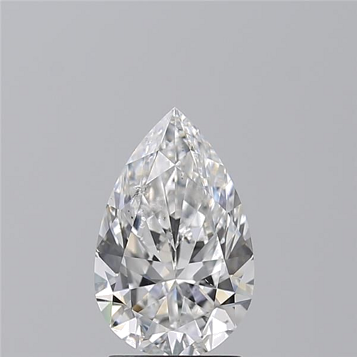 2.01 carat E-SI1 Natūralus Pear Deimantas (1)