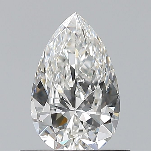 0.6 carat F-VS1 Natūralus Pear Deimantas (1)
