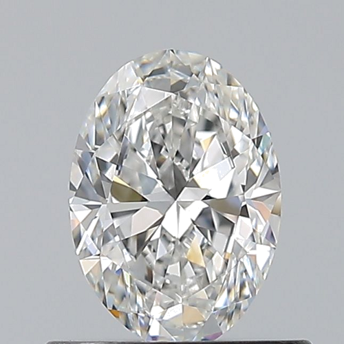 0.6 carat F-VVS1 Natūralus Oval Deimantas (1)