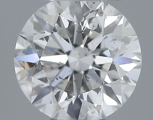 0.5 carat F-SI2 Very Good cut Natūralus Round Deimantas (1)