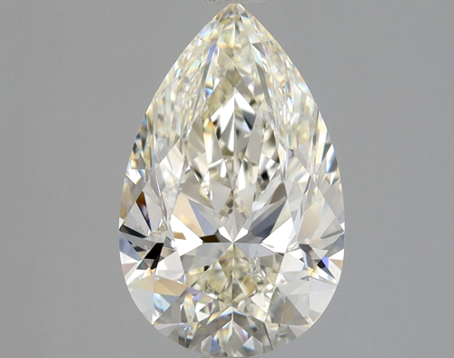 2.01 carat K-SI2 Natūralus Pear Deimantas (1)