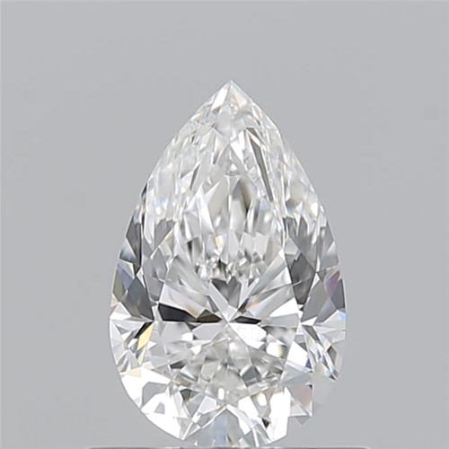 0.7 carat E-VVS2 Natūralus Pear Deimantas (1)