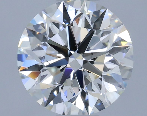 0.59 carat F-SI1 Excellent cut Natūralus Round Deimantas (1)