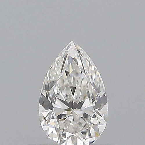 0.5 carat F-IF Natūralus Pear Deimantas (1)