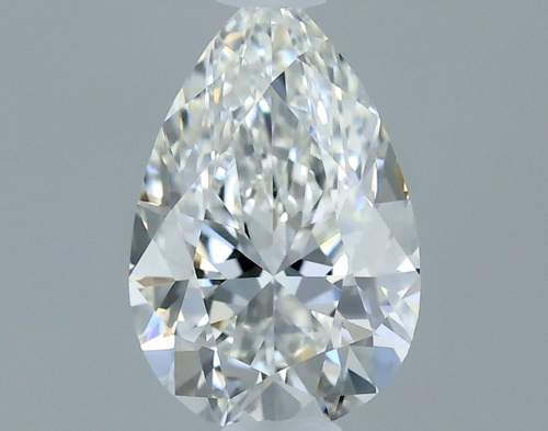 0.33 carat G-VVS1 Natūralus Pear Deimantas (1)
