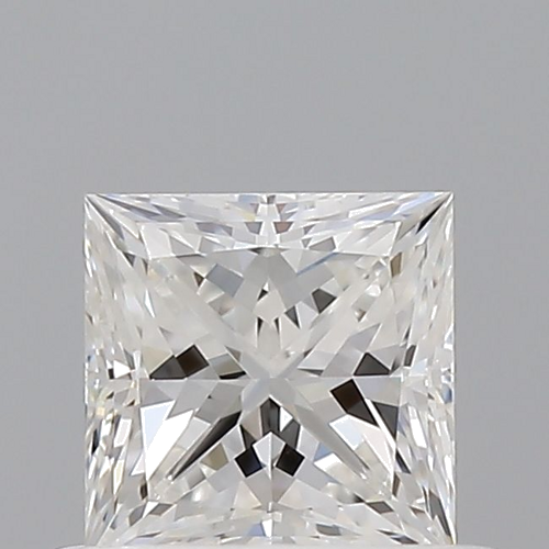 0.51 carat E-VVS2 Natūralus Princess Deimantas (1)