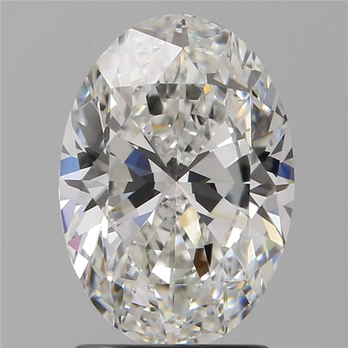 1.71 carat F-VVS2 Natūralus Oval Deimantas (1)