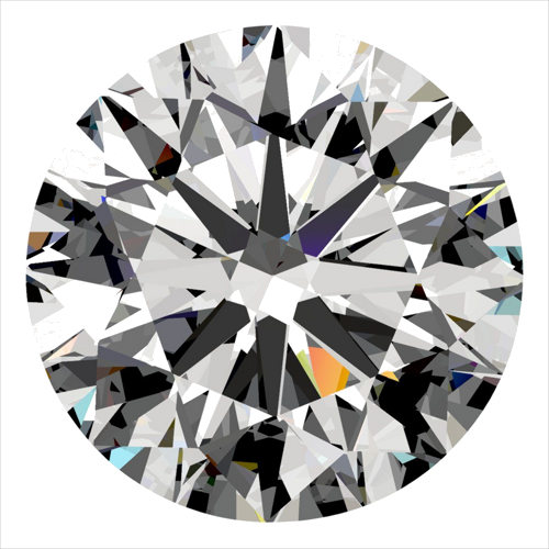 0.4 carat F-VS1 Excellent cut Natūralus Round Deimantas (1)
