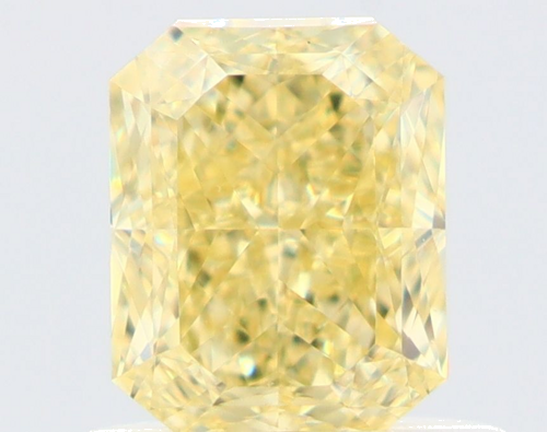 0.8 carat Fancy Yellow-VS1 Natūralus Radiant Deimantas (1)