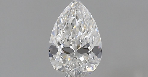 0.53 carat E-VVS1 Natūralus Pear Deimantas (1)