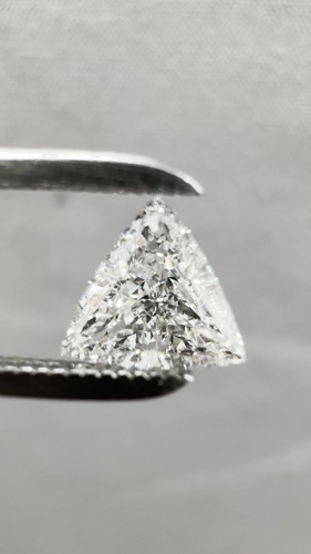 0.5 carat F-SI1 Natūralus Triangular Deimantas (1)