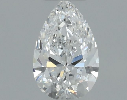 0.33 carat D-VS2 Natūralus Pear Deimantas (1)