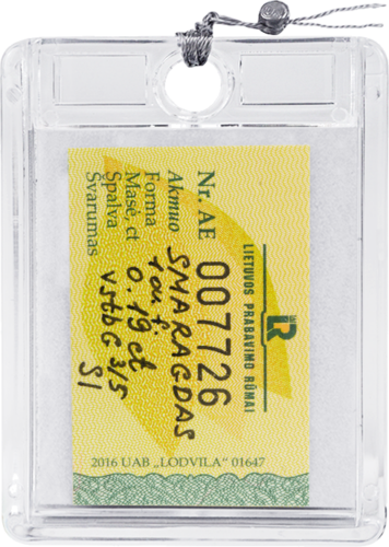 Изумруд SI 0,19 ct (2)