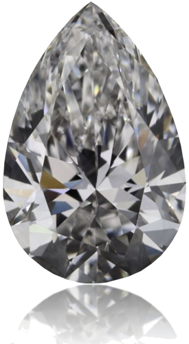 0.32 carat H-VVS1 Natūralus Pear Deimantas (1)
