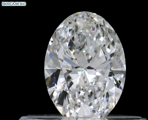0.35 carat D-SI1 Natūralus Oval Deimantas (1)