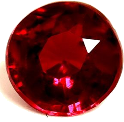 0.54 carat RED Round Rubinas (1)
