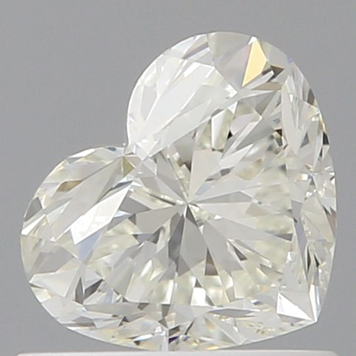 0.7 carat K-VVS1 Natūralus Heart Deimantas (1)