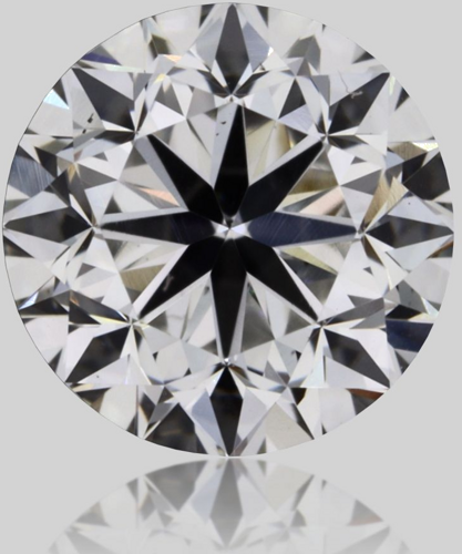 0.5 carat F-VS2 GD cut Natūralus Round Deimantas (1)