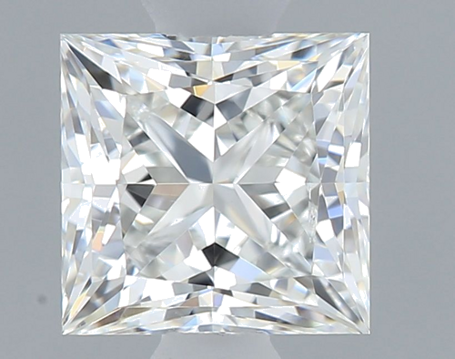 0.7 carat G-SI1 Natūralus Princess Deimantas (1)