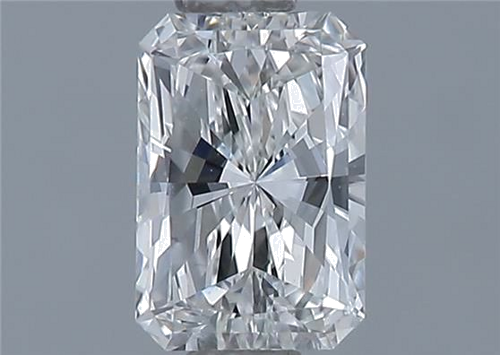 0.5 carat F-VVS1 Natūralus Radiant Deimantas (1)