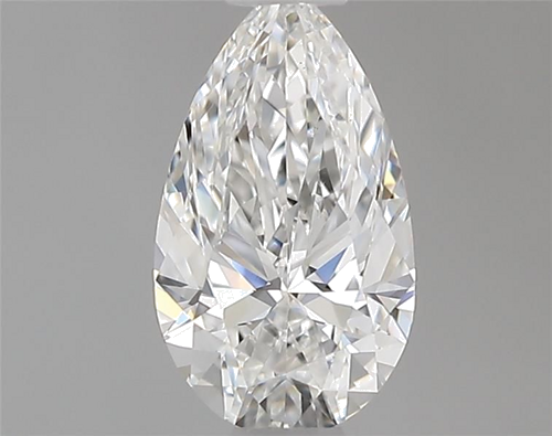 0.42 carat E-VS2 Natūralus Pear Deimantas (1)