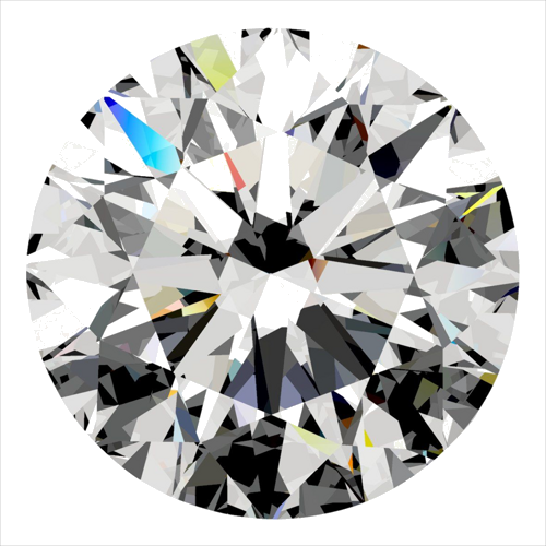 0.31 carat E-VS2 Excellent cut Natūralus Round Deimantas (1)