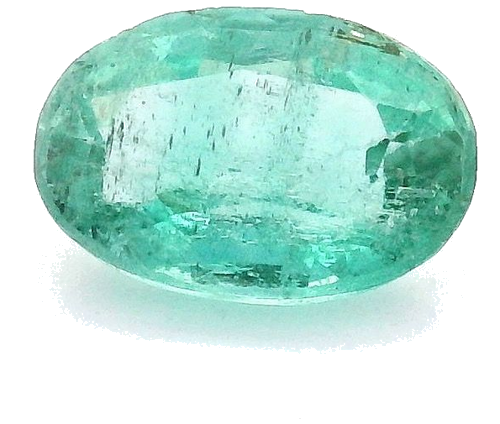 0.48 carat GREEN Oval Smaragdas (1)