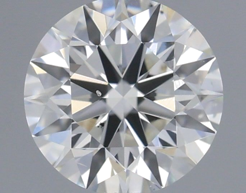 0.46 carat J-SI1 Excellent cut Natūralus Round Deimantas (1)