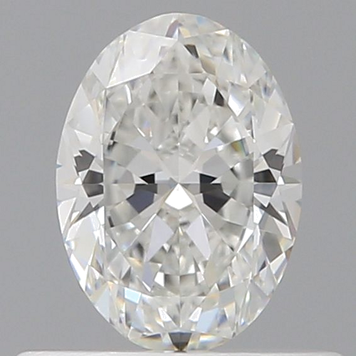0.46 carat F-VVS2 Natūralus Oval Deimantas (1)
