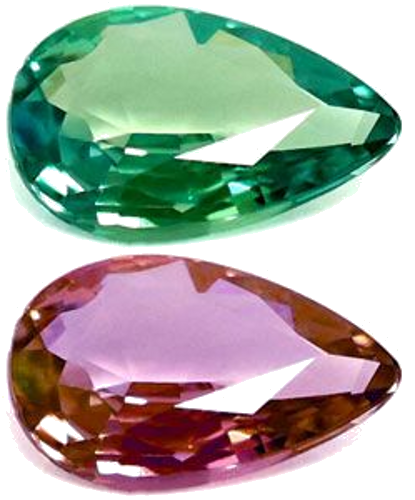 0.14 carat GREEN Pear Alexandrite (1)