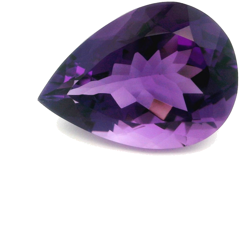 9.48 carat PURPLE Pear Amethyst (1)